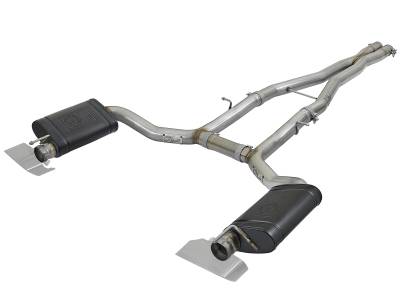 aFe Power - aFe 49-32060 3" Cat-Back Stainless Exhaust for 15-16 Dodge Challenger 5.7L