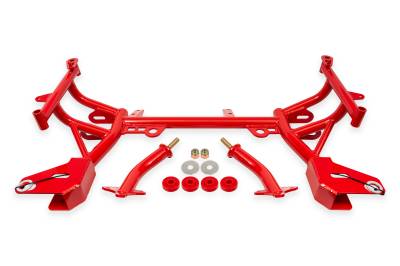 BMR Suspension - BMR Suspension KM015-1R K-Member Turbo Sbc/Bbc Motor Mounts Pinto Rack Mounts