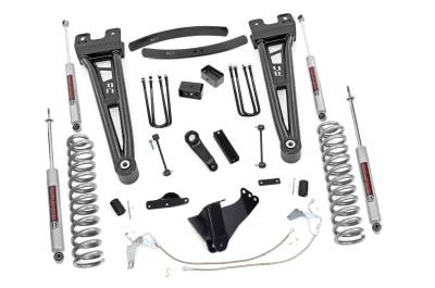 Rough Country Suspension Systems - Rough Country 538.20 6" Suspension Lift Kit for 08-10 Ford F250/F350 4WD Diesel
