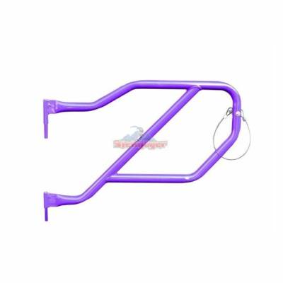Steinjager - Steinjager Rear Tubular Trail Doors-Sinbad Purple for Wrangler JL 4DR J0048336
