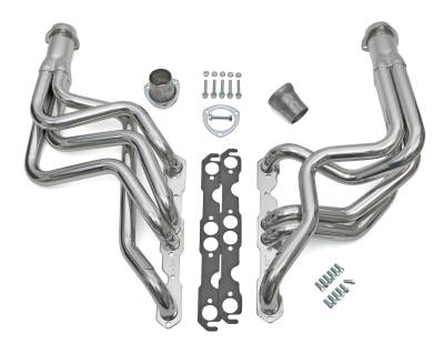 Hedman Hedders - Hedman 68296 Silver 1.625" Long-Tube Headers for 64-77 Chevelle w/283-400