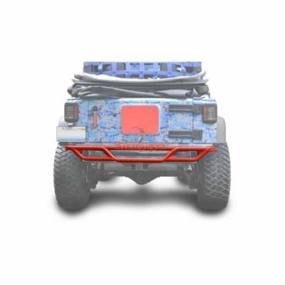 Steinjager - Steinjager Rear Off Road Tube Bumper Red Baron for Jeep JK J0048160