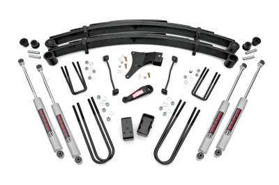 Rough Country Suspension Systems - Rough Country 49330 6" Suspension Lift Kit for 99 Ford SD V10/Diesel 4WD