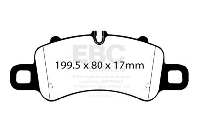 EBC Brakes - EBC Brakes DP32307C Redstuff Ceramic Low Dust Brake Pads