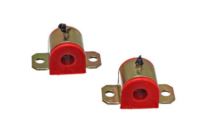 Energy Suspension - Energy Suspension 3.5202R Sway Bar Bushing Set Front Polyurethane Red
