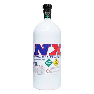 Nitrous Express - Nitrous Express 11100 10lb Nitrous Bottle w/Lightning 45 Bottle Valve