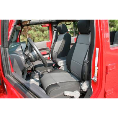 Rugged Ridge - Rugged Ridge 13215.09 Neoprene Front Seat Covers Black & Gray