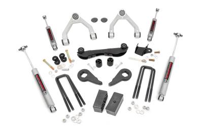 Rough Country Suspension Systems - Rough Country 16530 2"-3" Suspension Lift Kit 88-98 GM 1500 Truck/SUV 4WD