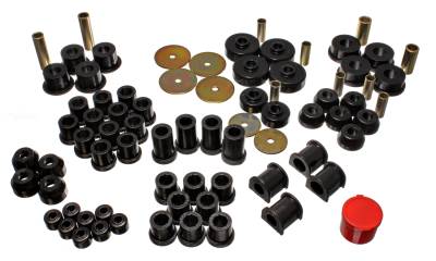 Energy Suspension - Energy Suspension 8.18102G Hyper-Flex Master Bushing Kit Black