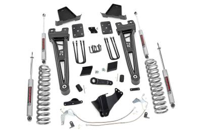 Rough Country Suspension Systems - Rough Country 540.20 6" OVLD Lift Kit w/Radius Arm for 11-14 Ford F250 4WD Dsl