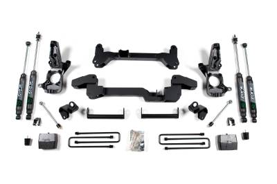 Zone Offroad - Zone Offroad 6" Suspension Lift Kit Zone Shocks Silverado/Sierra HD RWD ZONC5N