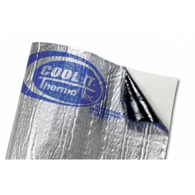 Thermo Tec - Thermo Tec 14600 Suppressor Heat & Sound Film 12" x 12" Silver 200F 2Pc