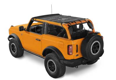 Bestop - Bestop 52420-11 Safari Extended Bimini Top Black Mesh for 21-25 Bronco 2DR