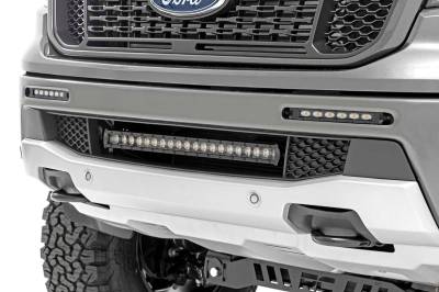 Rough Country Suspension Systems - Rough Country 70829 Bumper Mount Dual 6" LED Light Bar Kit for 19-24 Ford Ranger