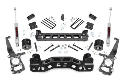 Rough Country Suspension Systems - Rough Country 57230 4" Suspension Lift Kit for 11-14 Ford F150 RWD
