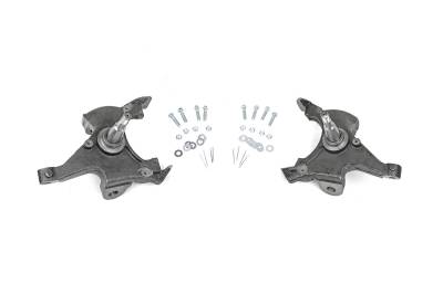 Rough Country Suspension Systems - Rough Country 2" Lowering Spindles 88-98 GM C1500 Ext 1725BOX1