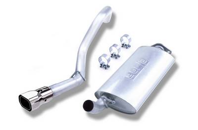 Borla - Borla 14924 Touring Cat-Back Exhaust Right Rear Exit for 00-06 Jeep Wrangler TJ