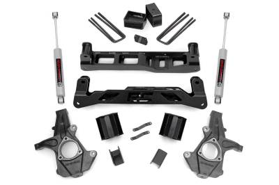 Rough Country Suspension Systems - Rough Country 26130 5" Suspension Lift Kit for 07-13 Silverado/Sierra 1500 RWD