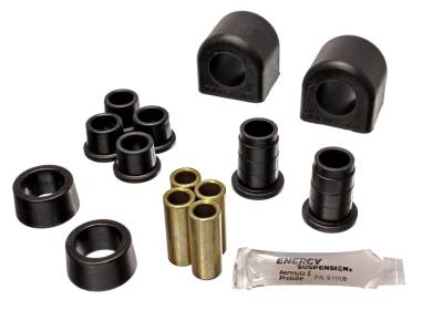 Energy Suspension - Energy Suspension 3.5138G Sway Bar Bushing Set Front Polyurethane Black