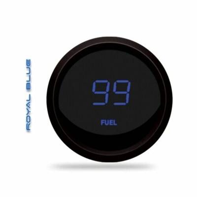 Intellitronix - Intellitronix M9016B LED Digital Fuel Gauge 2-1/16" 0 To 99 % Black Blue