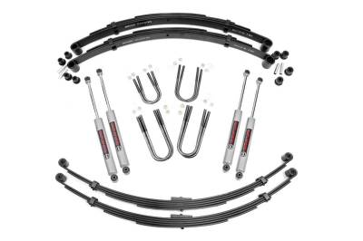 Rough Country Suspension Systems - Rough Country 64530 3" Suspension Lift Kit for Jeep SJ 4WD Models