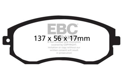 EBC Brakes - EBC Brakes DP21884 Greenstuff 2000 Series Sport Brake Pads