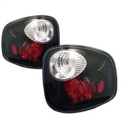 Spyder Auto - Spyder Auto 5003157 Euro Taillights Black/Clear for 01-03 F150 Flareside