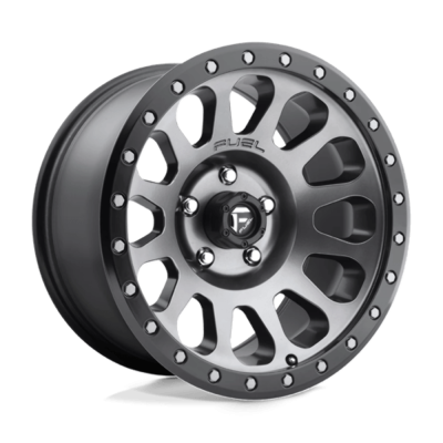 Fuel 1PC - Fuel Off Road D60118908950 D601 VECTOR 18x9 6x135 1mm Matte Gunmetal & Black