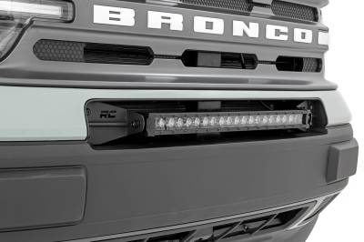 Rough Country Suspension Systems - Rough Country 71036 Bumper Mount 20" LED Light Bar Kit for 21-26 Bronco Sport