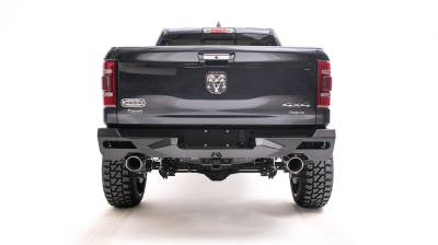 Fab Fours - Fab Fours DR19-E4251-1 Vengeance Rear Bumper for 19-24 RAM 1500