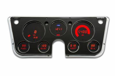 Intellitronix - Intellitronix LED Digital Replacement Gauge Panel 67-72 Chevy DP6003R