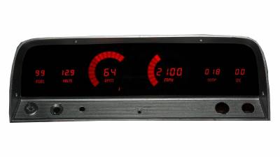 Intellitronix - Intellitronix LED Digital Replacement Gauge Panel 64-66 Chevy DP6002R
