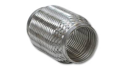 Vibrant Performance - Vibrant 60604 SS TURBO FLEX Coupling w/Interlock Liner 2" Inlet/Outlet x 4" L
