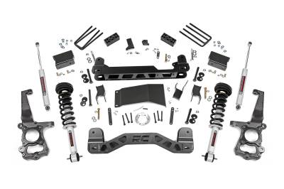Rough Country Suspension Systems - Rough Country 55531 4" N3 Struts Suspension Lift Kit for 15-20 Ford F150 4WD