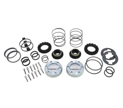 Yukon Gear and Axle - Yukon Gear YHC70007 Front Hardcore Locking Hubs GM 8.5" Dana-44 19SPL