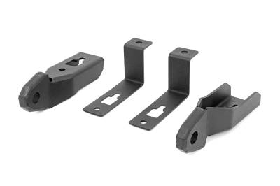 Rough Country Suspension Systems - Rough Country RS144 Front Tow Hook Brackets Black for 19-24 Ford Ranger 2WD/4WD