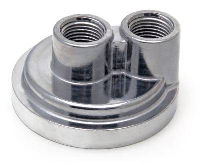 Trans-Dapt Performance - Trans-Dapt 1013 Spin-on Oil Filter Bypass 2-1/2" ID 2 3/4" OD Flange w/3/4" -16
