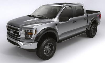 Bushwacker - Bushwacker 28135-08 Forge Style Front/Rear Fender Flares Black for Ford Ranger