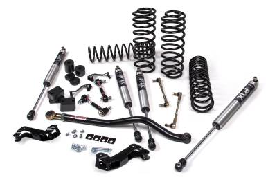 JKS - JKS JSPEC141KFP FOX 2.0 3.5" Lift Std Coils for 18-26 Jeep Wrangler JL 4DR