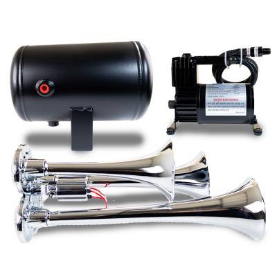 Kleinn Automotive Accessories - Kleinn Automotive HK3 Pro Blaster Triple Air Horn Kit