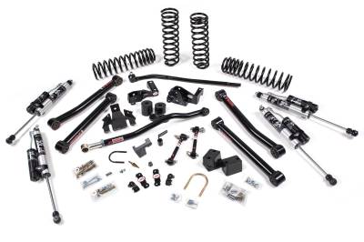 JKS - JKS JSPEC114KFR 3.5" Lift FOX 2.0 Remote Reservoir for 07-18 Wrangler JK 2DR