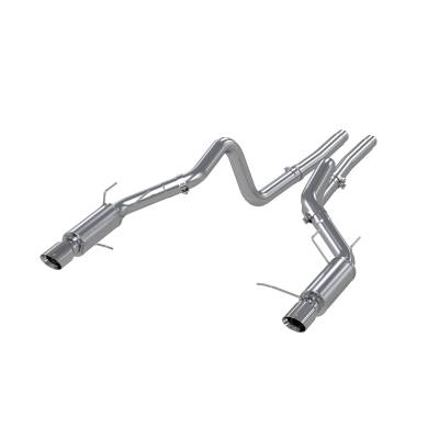 MBRP Exhaust - MBRP S7264AL AL 3" Cat-Back Dual Split Exit w/Muffler 11-14 Mustang/Shelby GT500