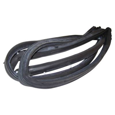 Crown Automotive Jeep Replacement - Crown Automotive 5017462AF Door Weatherstrip for Jeep Wrangler TJ