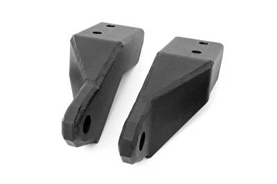 Rough Country Suspension Systems - Rough Country RS146 Front Tow Hook Brackets Black for 07-21 Toyota Tundra