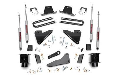 Rough Country Suspension Systems - Rough Country 35620 5" Suspension Lift Kit w/RA Drop for 13-15 RAM 3500 SRW 4WD