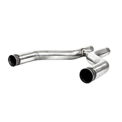 MBRP Exhaust - MBRP Exhaust S7263409 T409 3" H-Pipe Race Exhaust w/o Muffler for 11-14 Mustang