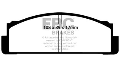 EBC Brakes - EBC Brakes DP2116 Greenstuff 2000 Series Sport Brake Pads