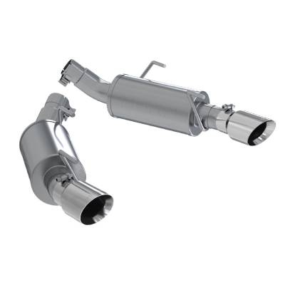 MBRP Exhaust - MBRP S7200304 T304 2.5" Axle-Back Dual Exit w/Muffler 07-10 Mustang GT500