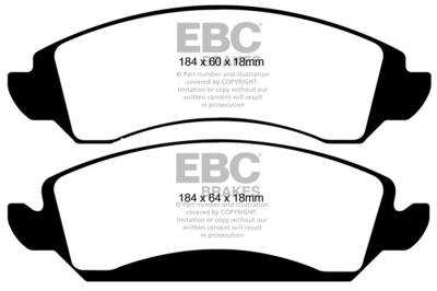 EBC Brakes - EBC Brakes S3KF1195 S3 Kits Greenstuff 6000 & GD Rotors Truck/SUV