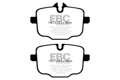 EBC Brakes - EBC Brakes DP42089R Yellowstuff Street & Track Brake Pads